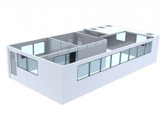 modular cleanroom panel system