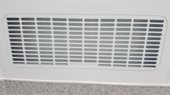 full flush low air return grille cleanroom mecart_1000