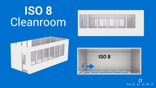 ISO 8 clean room layout