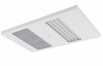 ceiling panel for modular cleanroom