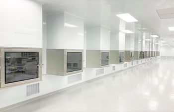 Salle blanche modulaire cGMP de dispositifs médicaux pour l'industrie des vaccins  Modular cGMP medical device cleanroom for the vaccine industry 350 x 225